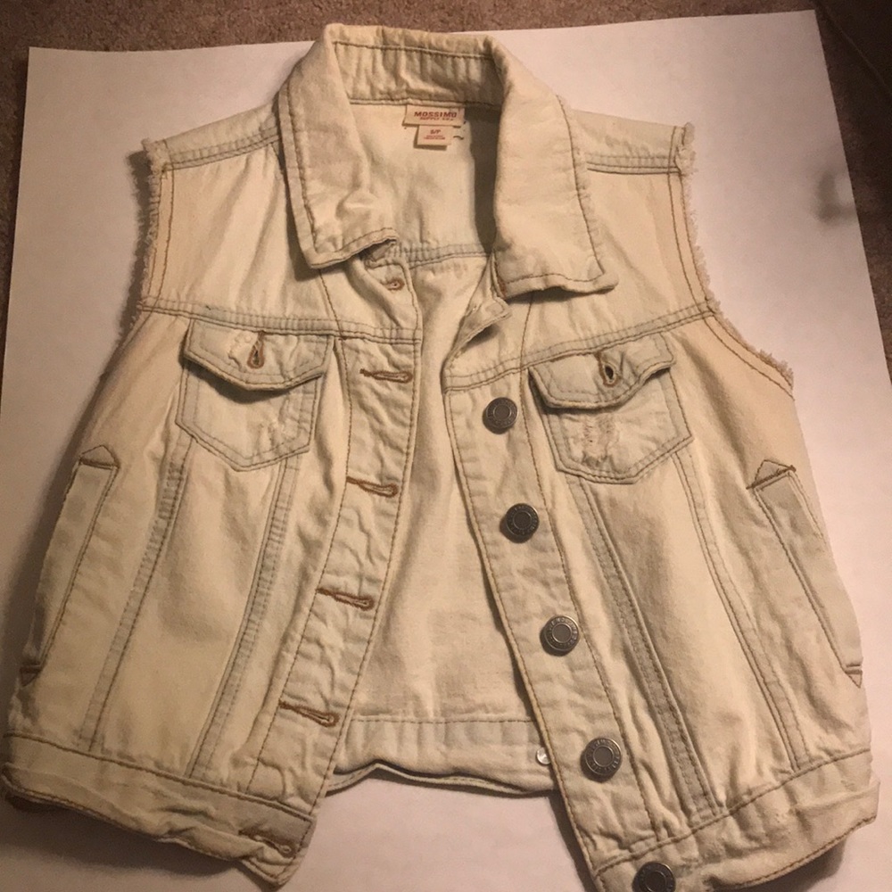 Girls sweater and jean jacket